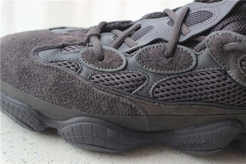 God Yeezy 500 Shadow Black retail sample version ready to ship